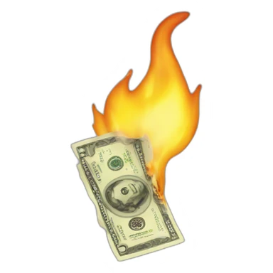 money burn sticker