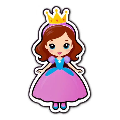 Birthday princess  sticker