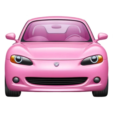 Pink car sticker
