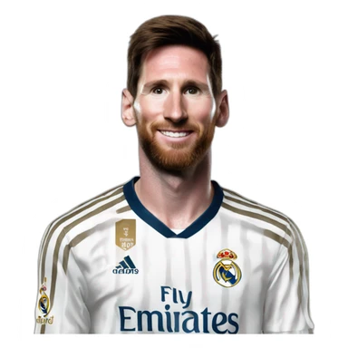 Messi at real Madrid  sticker