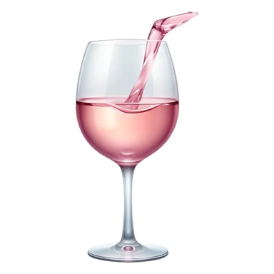 pastel pink wine  sticker