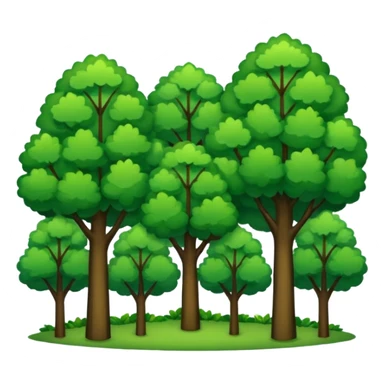 In our hometown, there’s plenty of trees sticker