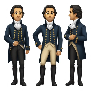 Lin Manuel Miranda as Alexander Hamilton  sticker