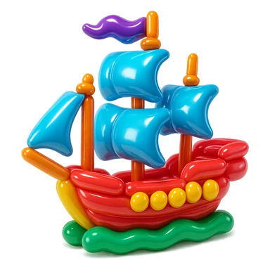 pirate ship sticker