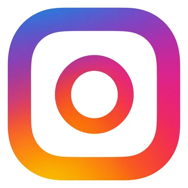 A  real instagram logo sticker
