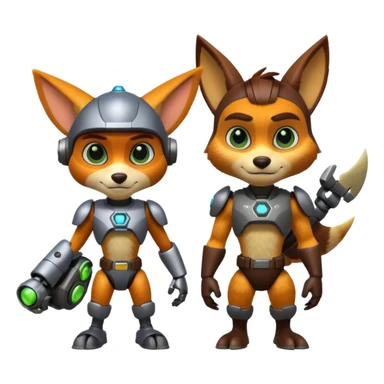 "Ratchet & Clank" sticker