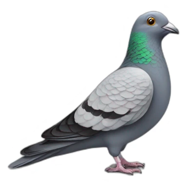 pigeon pencil sticker