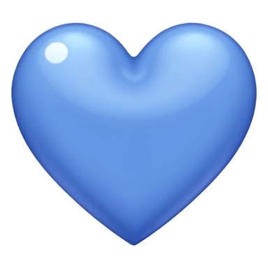 Periwinkle heart sticker