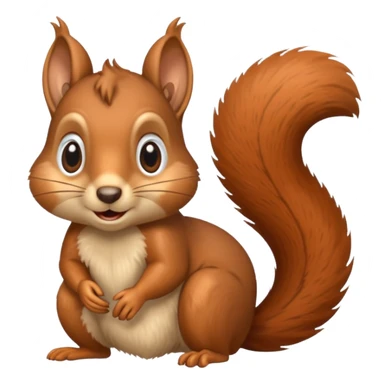 Squirrel confused sticker