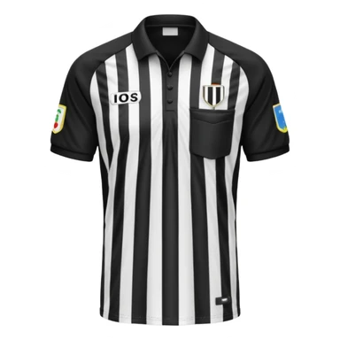 soccer reffere jersey sticker