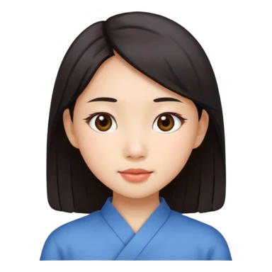 Cute Asian Girl sticker
