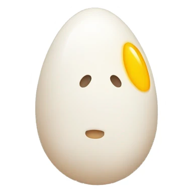 egg and flushed sticker