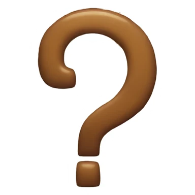 question mark emoji sticker