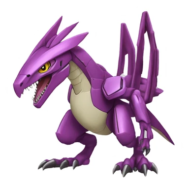  Cool Edgy Godly Futuristic Digimon-Fakemon-Genesect-Raptor-Reptile full body sticker