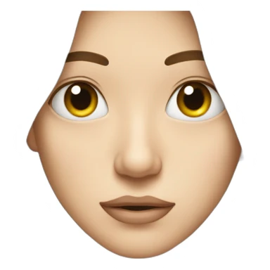 Squinted eyes sticker