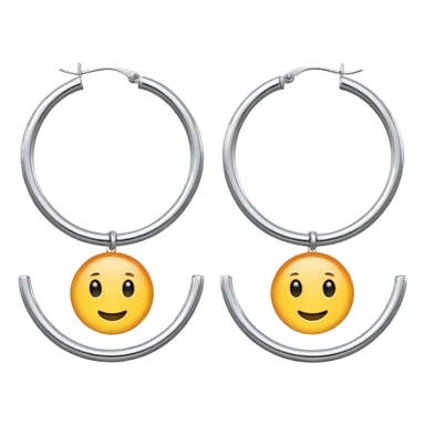 Hoop piercing  sticker