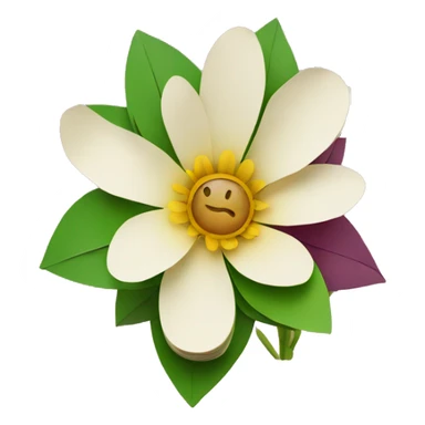 a flower made of books sticker