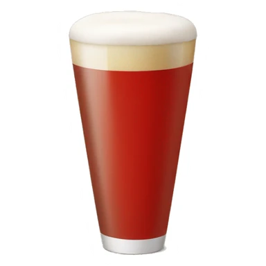 red cup beer sticker