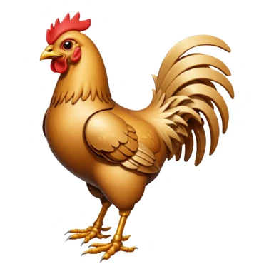 Mecha battle chicken humanoid creature but more human than chicken sticker