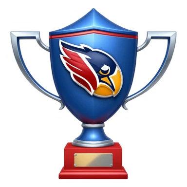 trophy nfl blue (#00A3E0) and red (#F9423A) sticker