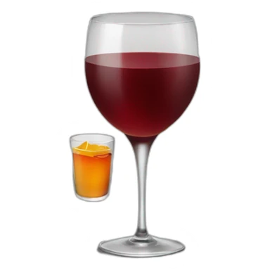 Happy-Office-worker-drinking-Mulled-Wine sticker