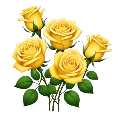 Good night stars with yellow roses sticker