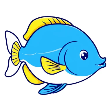 Flounder from The Little Mermaid sticker