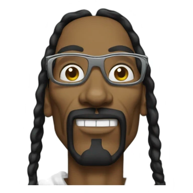 Snoop dogg somking sticker