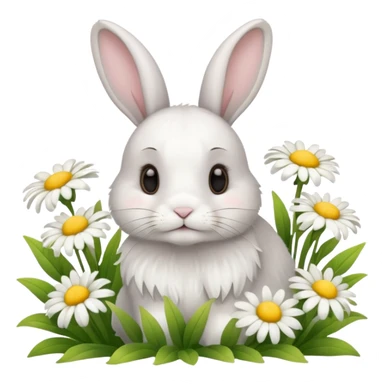 🐰🌼💭 Daydreaming bunny sticker