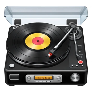 Double turn table sticker