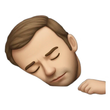 macron sleep sticker
