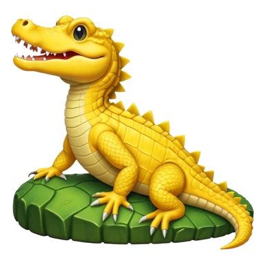 Yellow croc  sticker