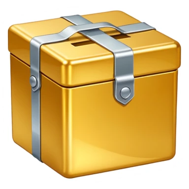 Clean Gold box frontview sticker