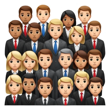 book and lots of people in suits on the cover sticker