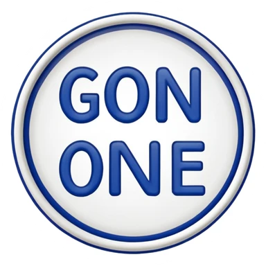 A PVC patch showing the words "GO ONE MORE" sticker