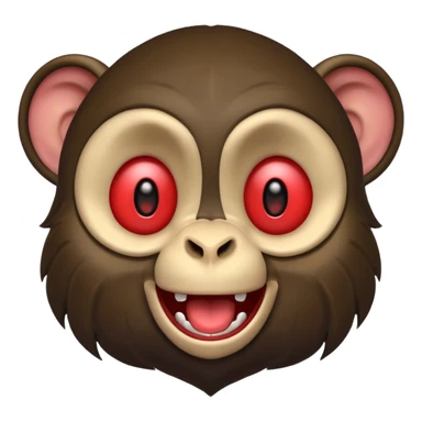 Fusiona estos dos emojis: 🙈😈 sticker