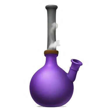 bong with smoke sticker