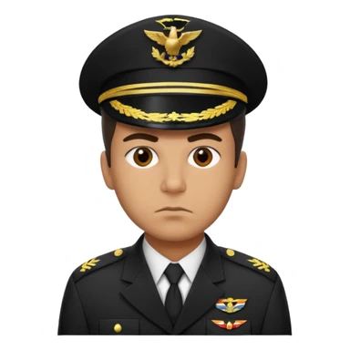 crie emojis de um militar do corpo de fuzileiros navais do brasil com cara de mau sticker