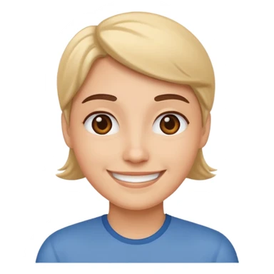 Friendl, helper, one person sticker