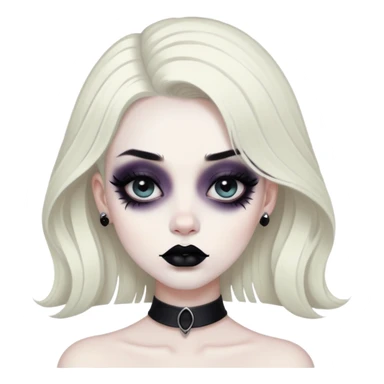 goth baddie sticker