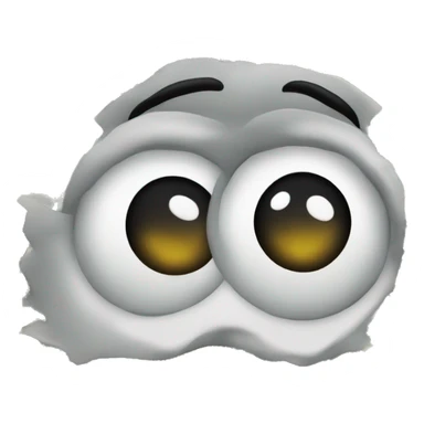 create an eyes emoji with dollar signs on top of the eyes. the emoji should only contain the eyes and the dollar sign nothing else sticker