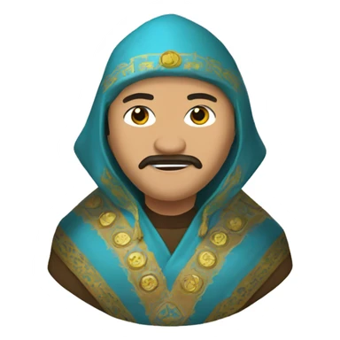 Kazakh dombra sticker