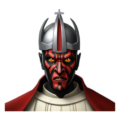 Darth maul pope sticker