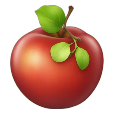 Pomme rouge et vert sticker
