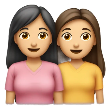 familia de 4 papá gordo cabello chino, mamá cabello güero lasio, hijo mayor cabello lasio hija menor cabello chino sticker