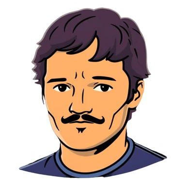 Pedro Pascal sticker