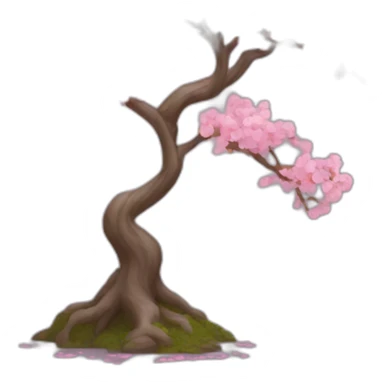 bonsaï sakura tree sticker