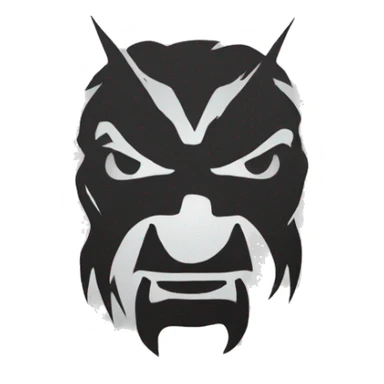 Dodge Demon stencil logo sticker