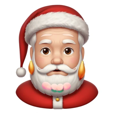 santa with a side eye sticker