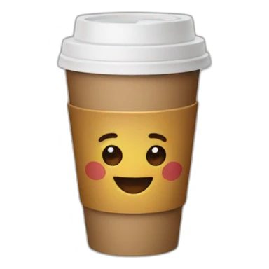 to go coffee cup sticker